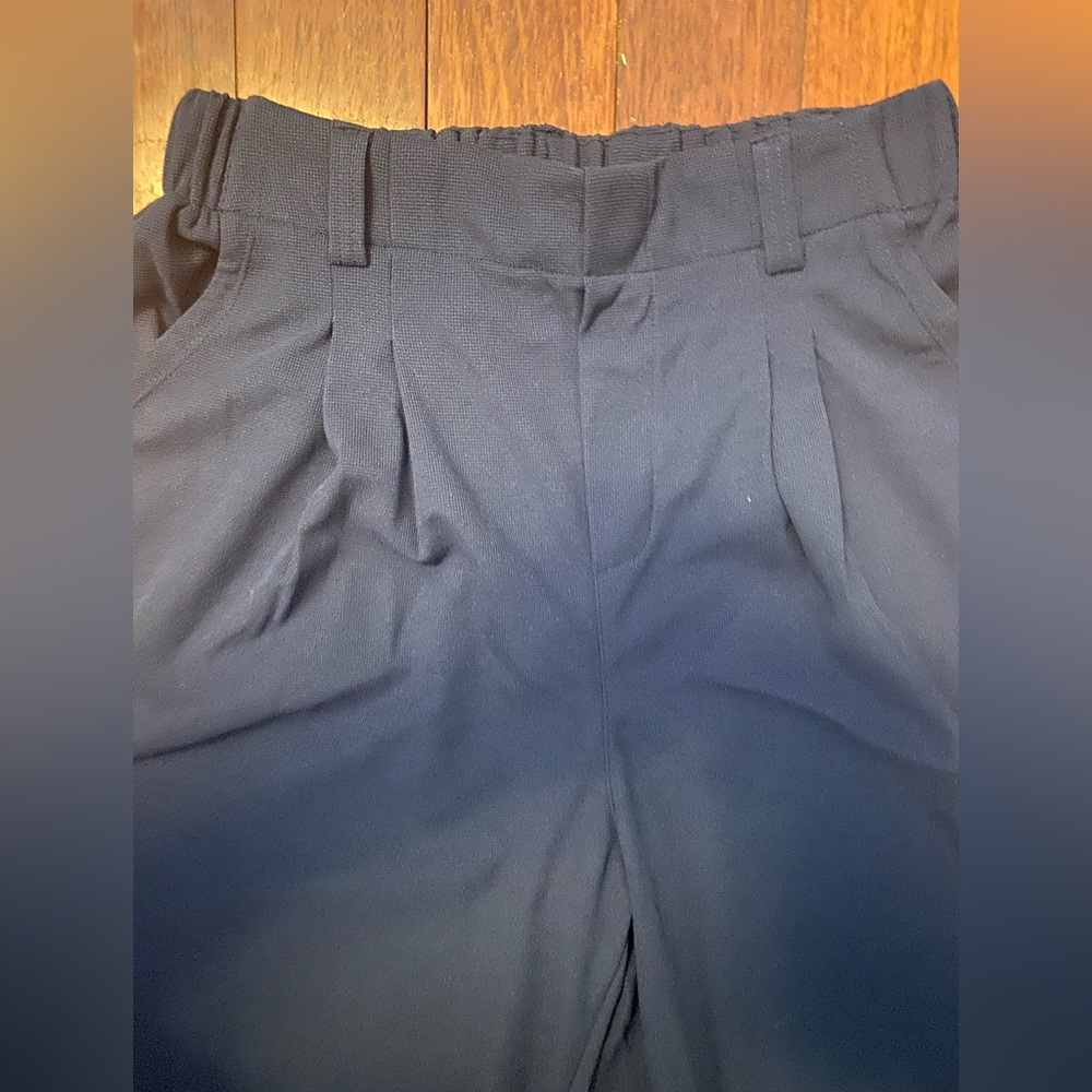 NWT Halara Flex High Waisted Pocket Wide Leg Waffle Work Pants dark blue - Picture 3 of 5